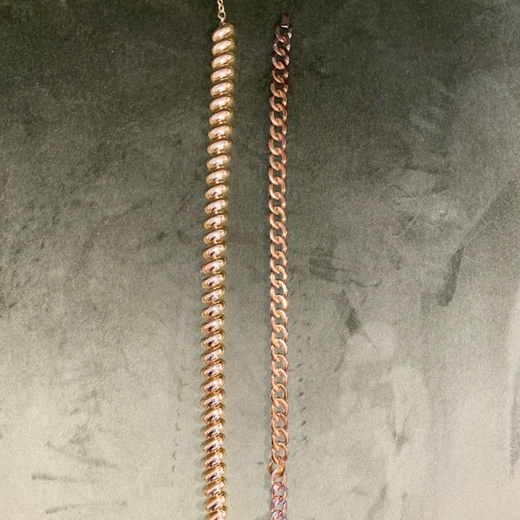 Vintage Gold Short Chain Lot - Picture 2 of 2